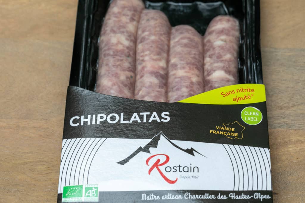 package of chipolatas