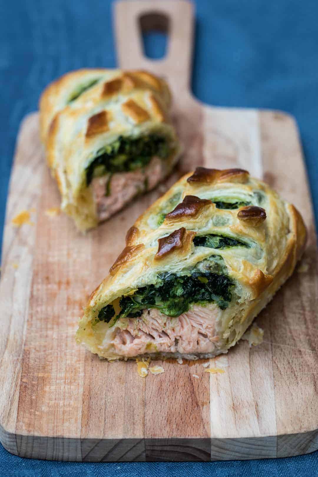 Salmon Wellington Vanilla Bean Cuisine entertaining recipes