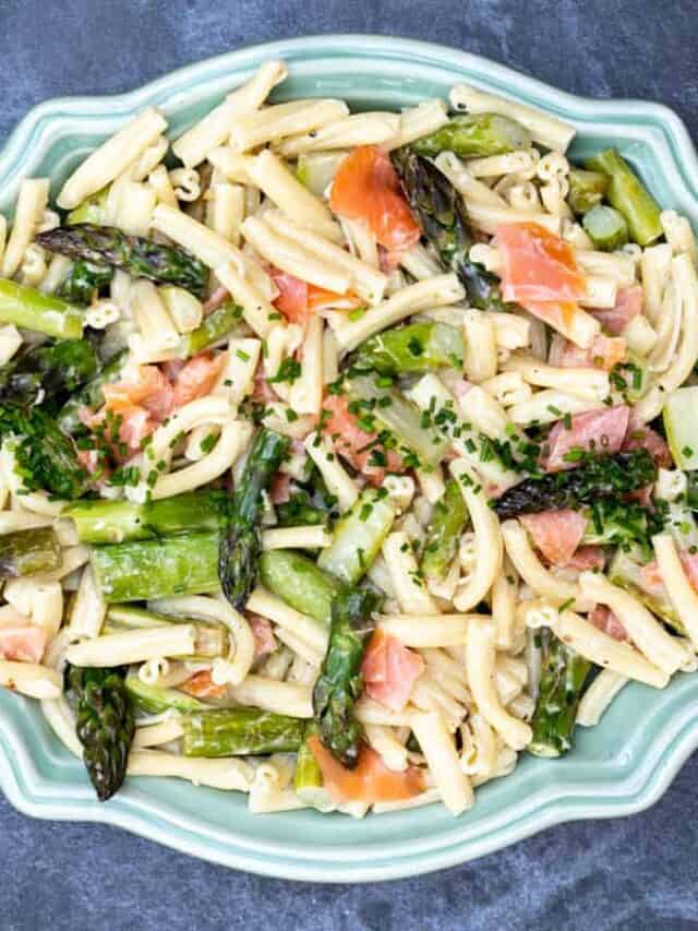 Salmon Asparagus Pasta Vanilla Bean Cuisine