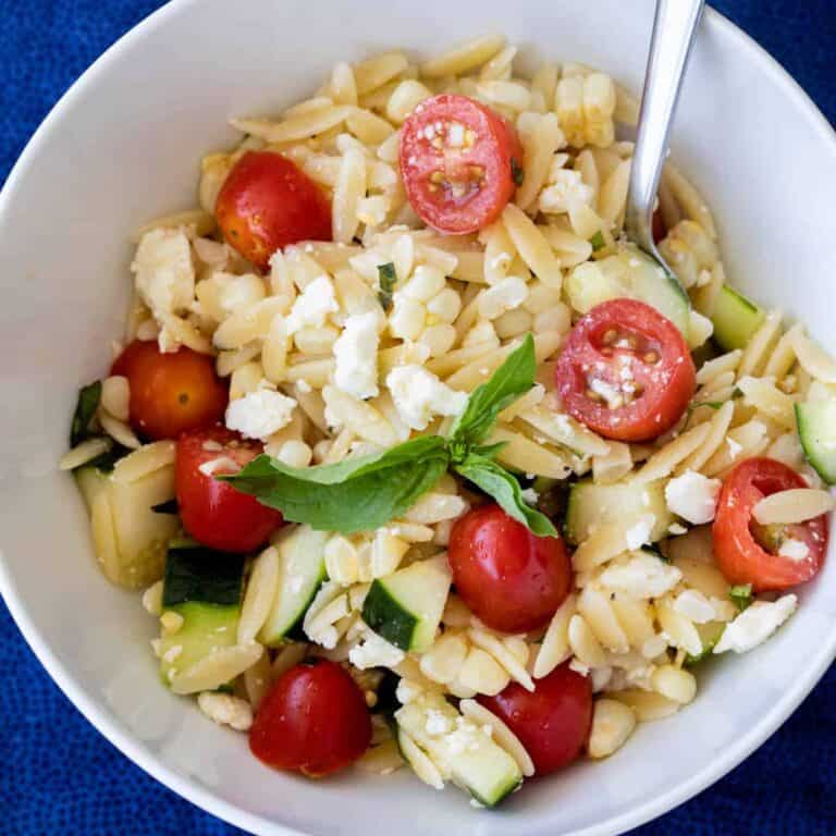 Orzo Pasta Salad with Black Beans and Corn Vanilla Bean Cuisine