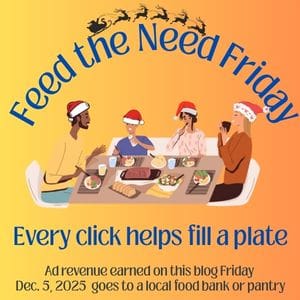 feed the need Friday brick explaining that revenue from today will be donated. 