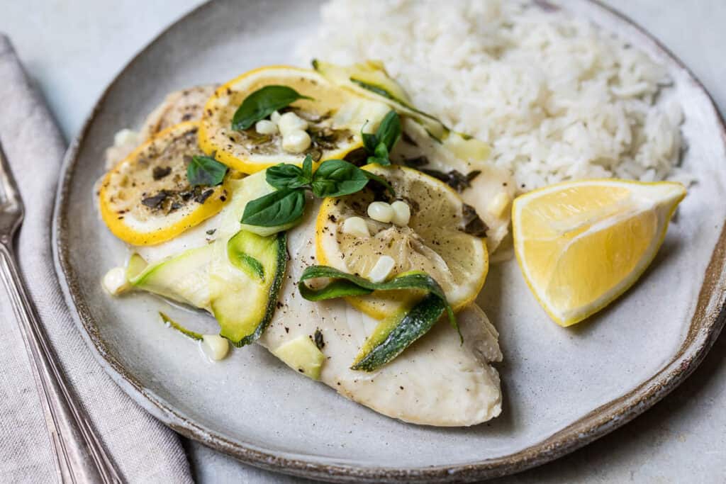 Baked Tilapia in Foil Vanilla Bean Cuisine