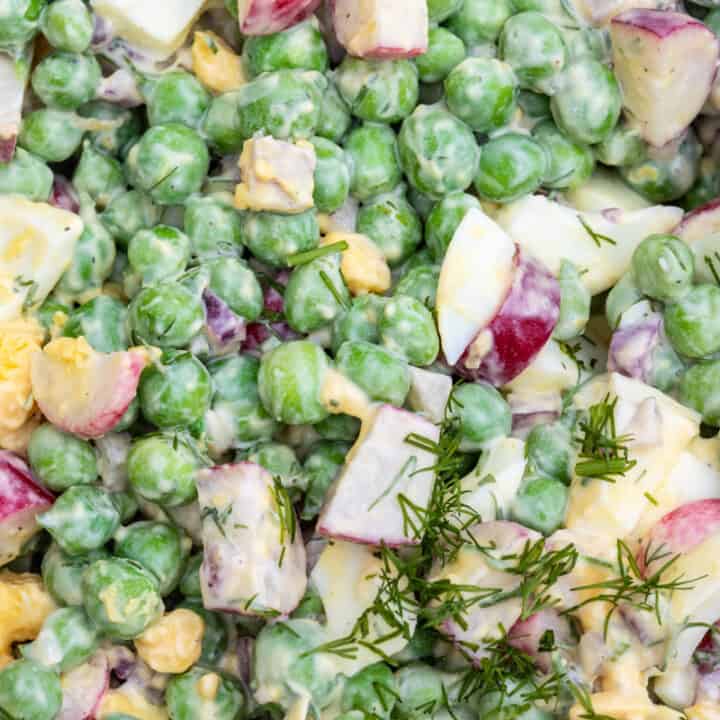 Vegetarian English Pea Salad