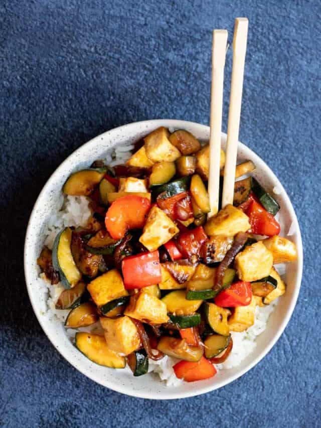 Zucchini Tofu StirFry Vanilla Bean Cuisine