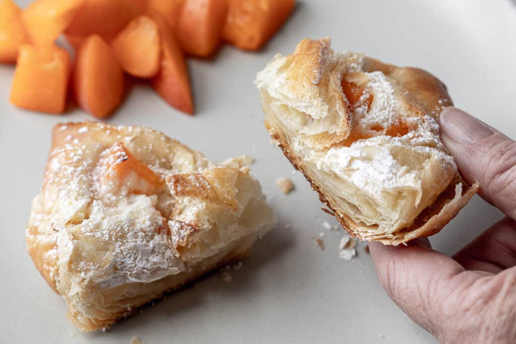Apricot Danish with Puff Pastry