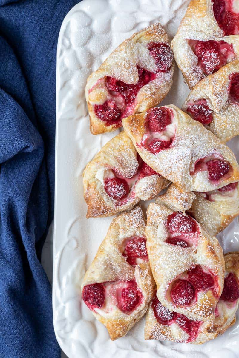 Easy Raspberry Danish With Puff Pastry