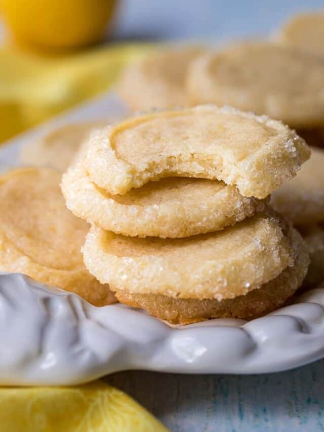 Easy Lemon Shortbread Cookies Vanilla Bean Cuisine