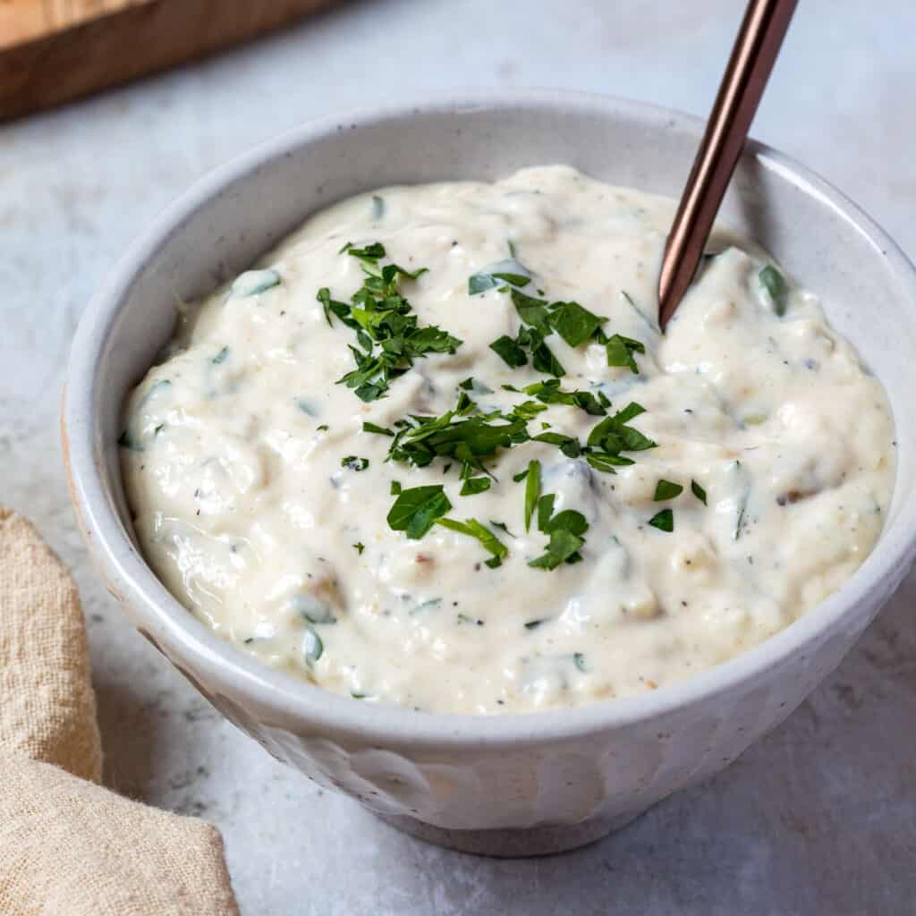 Roasted Garlic Horseradish Aioli Vanilla Bean Cuisine