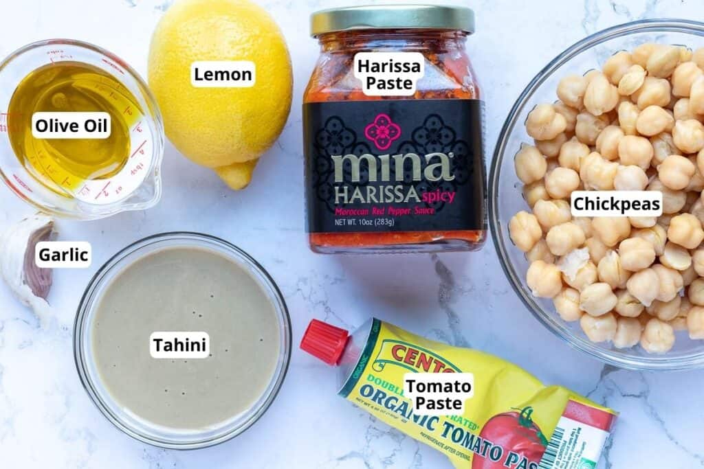 Easy Spicy Harissa Hummus Vanilla Bean Cuisine