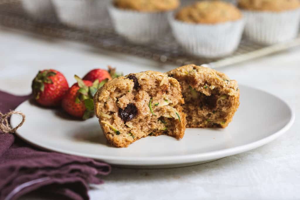 Almond Flour Zucchini Muffins Vanilla Bean Cuisine