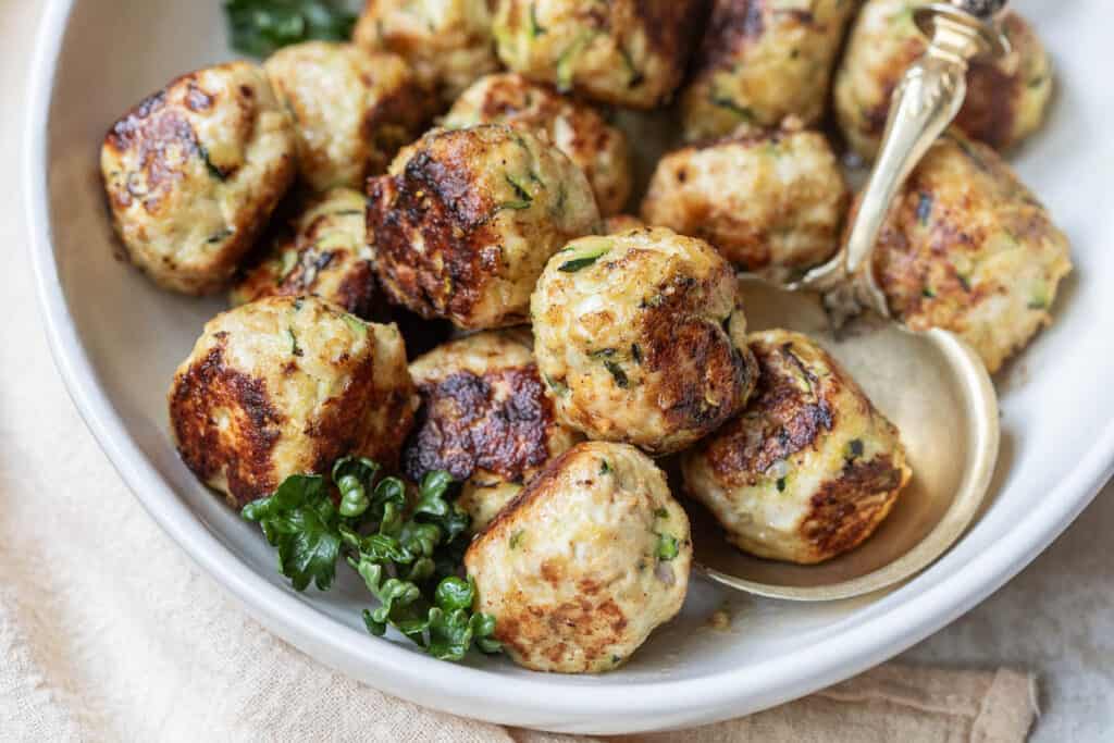 Turkey Zucchini Meatballs Vanilla Bean Cuisine