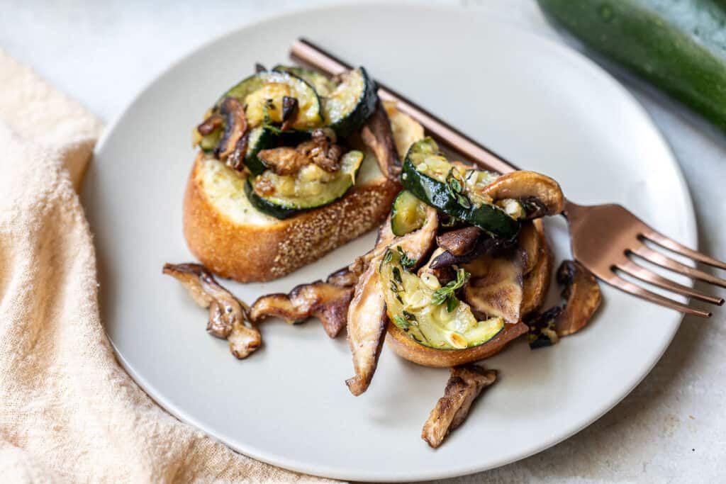Sautéed Zucchini and Mushrooms - Vanilla Bean Cuisine