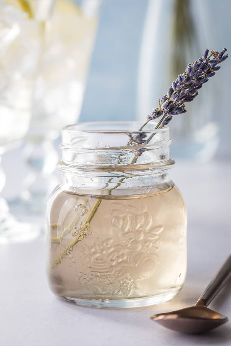 Lavender Simple Syrup - Vanilla Bean Cuisine