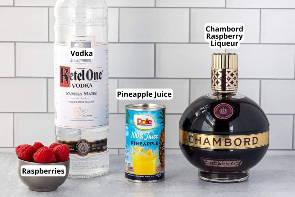 Classic French Martini Cocktail - Vanilla Bean Cuisine