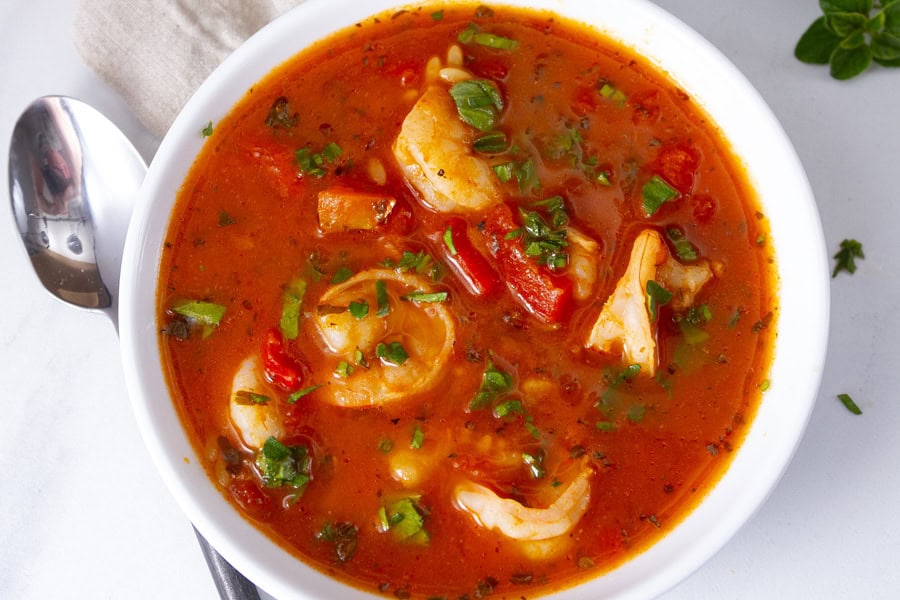 Cooking, easy, Food, healthy, marinara, oregano, orzo, pasta, quick, recipe, red pepper, seafood, shrimp, soup, tomato, vegan, vegetarian, weeknight