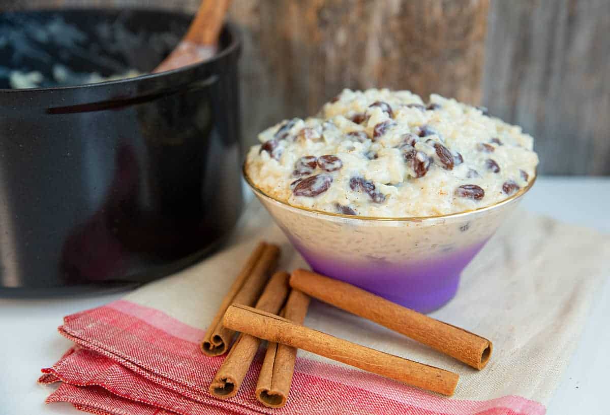 Rice Pudding with Cooked Rice