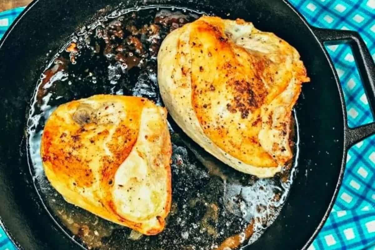 Cast Iron Pan-Roasted Chicken Breasts