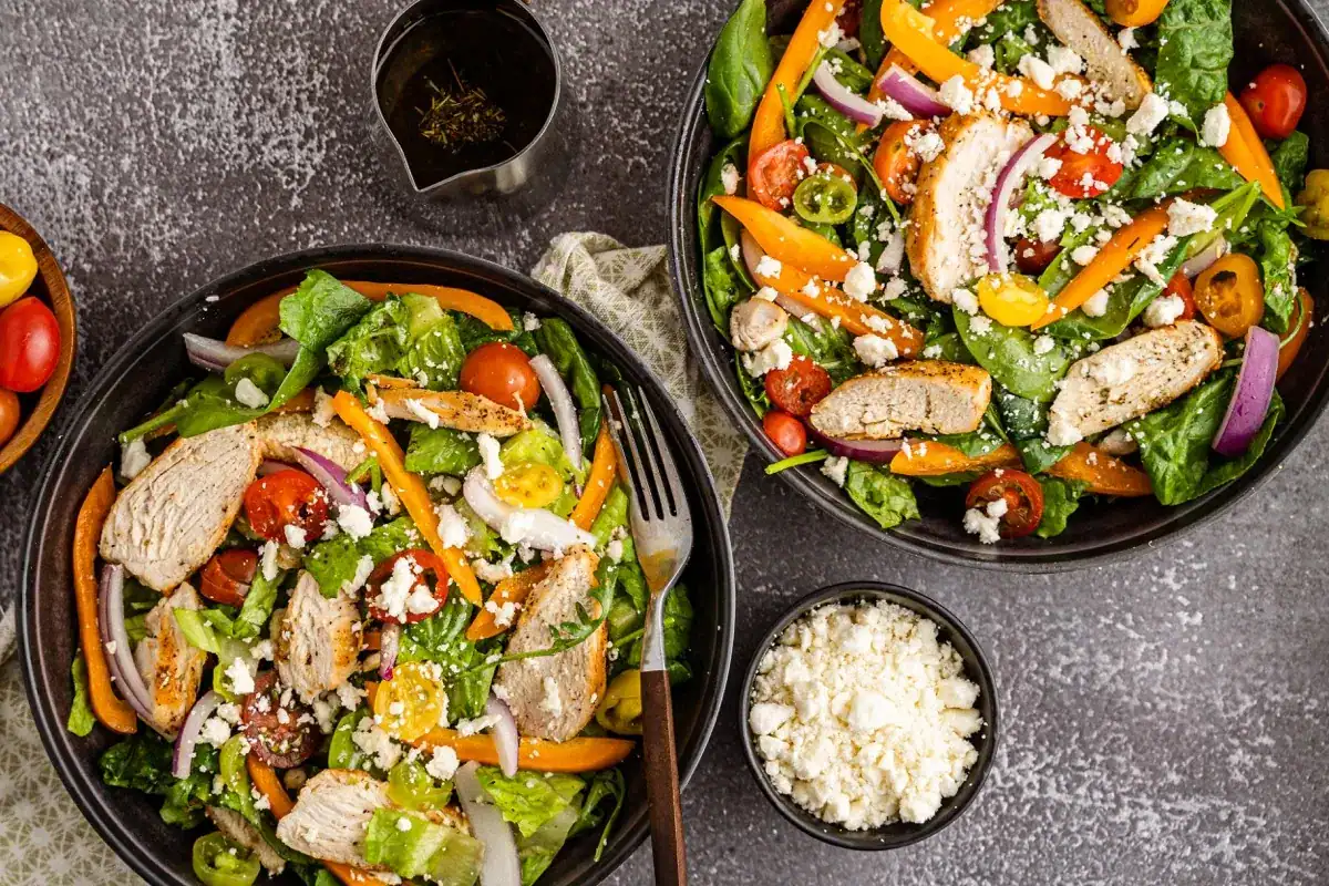 Grilled Mediterranean Chicken Salad Recipe