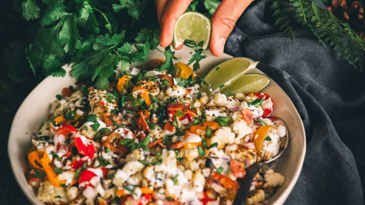 Easy Grilled Corn Salad