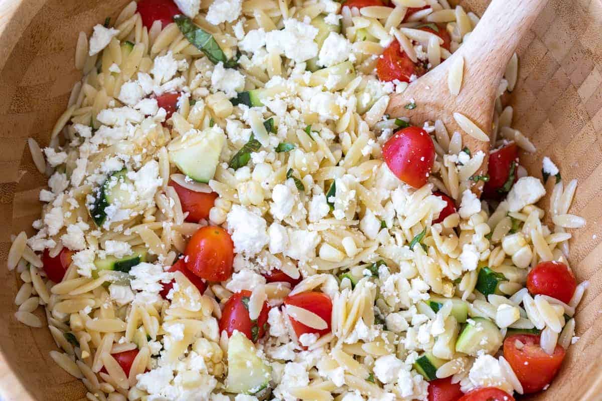 Summer Orzo Salad (Risoni Salad)