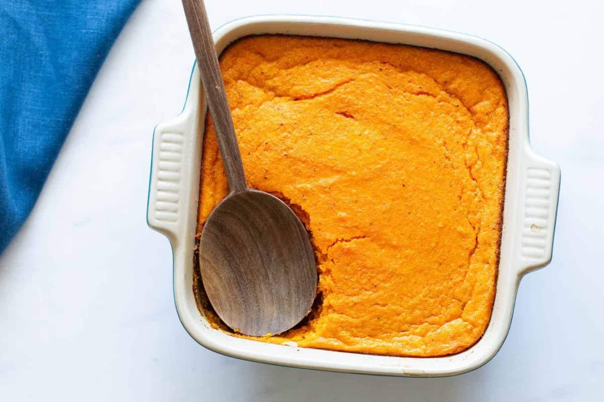 Savory Carrot Souffle