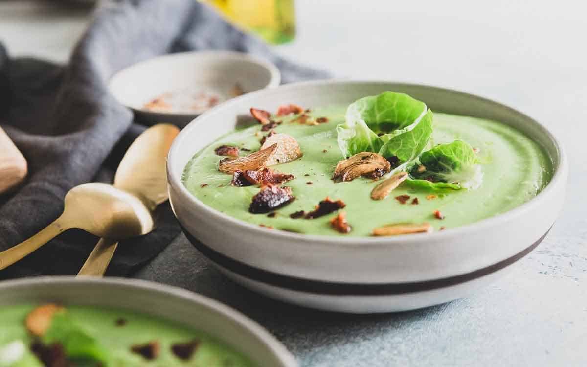Creamy Brussels Sprouts Soup