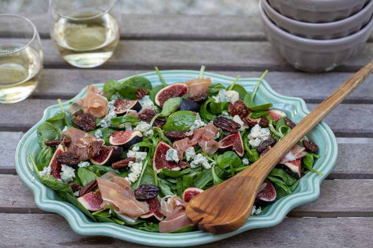 Fig Salad with Blue Cheese