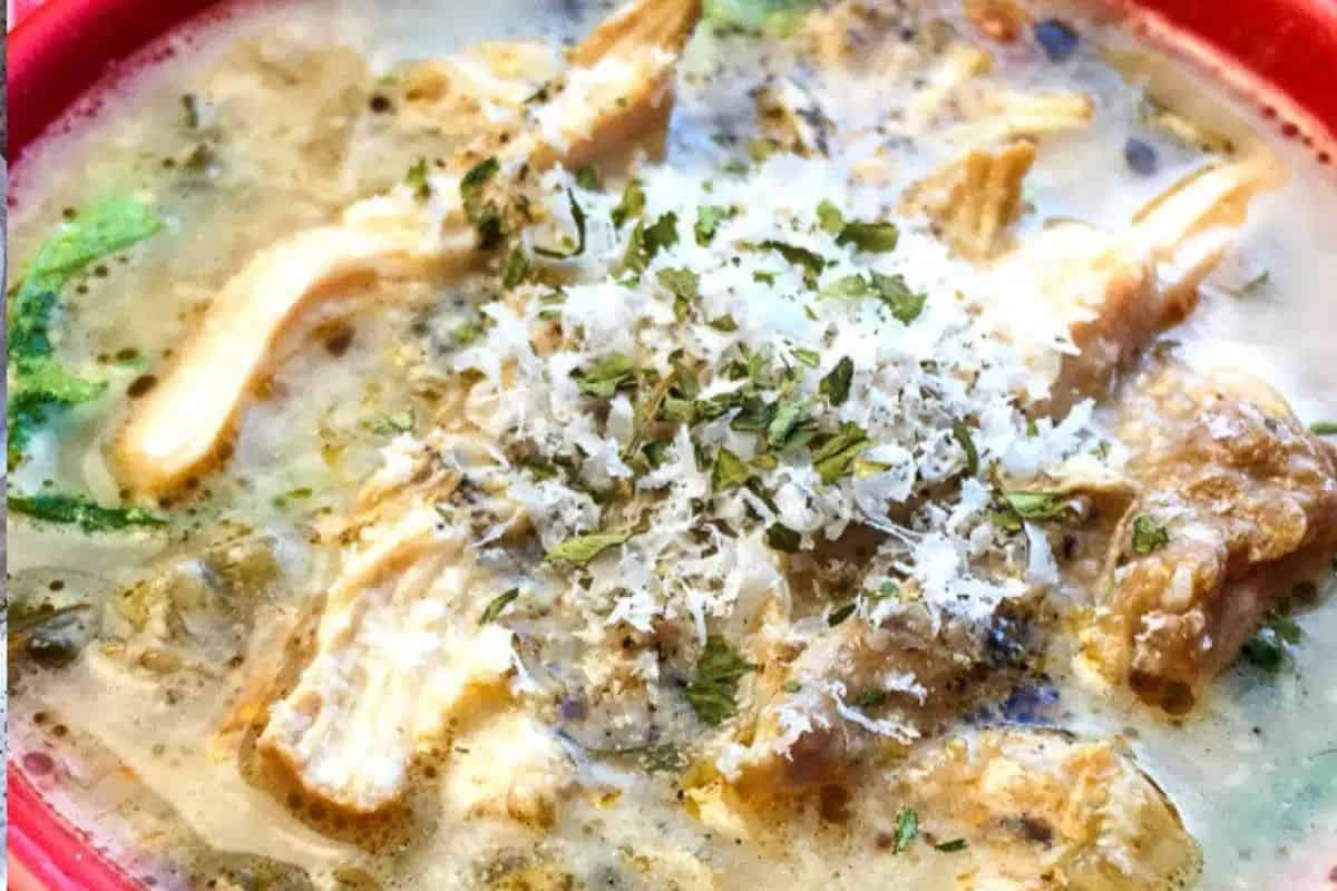 Chicken Mushroom Florentine Soup