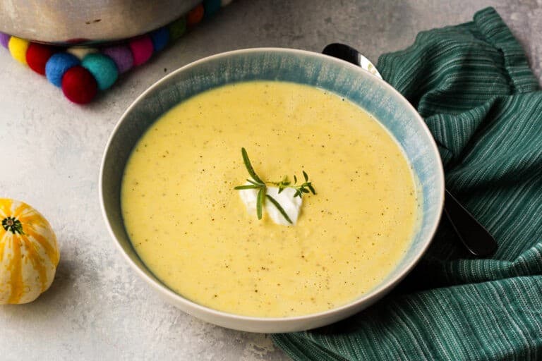Creamy Yellow Squash Soup - Easy Summer Recipe