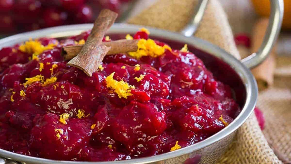5-Ingredient Slow Cooker Cranberry Sauce