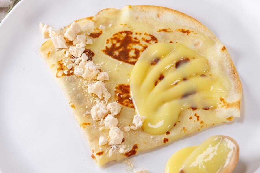 Lemon Meringue Crepes