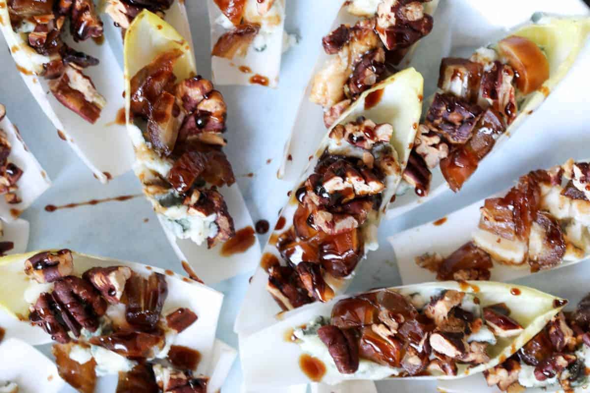 Blue Cheese and Pecan Endive Appetizer