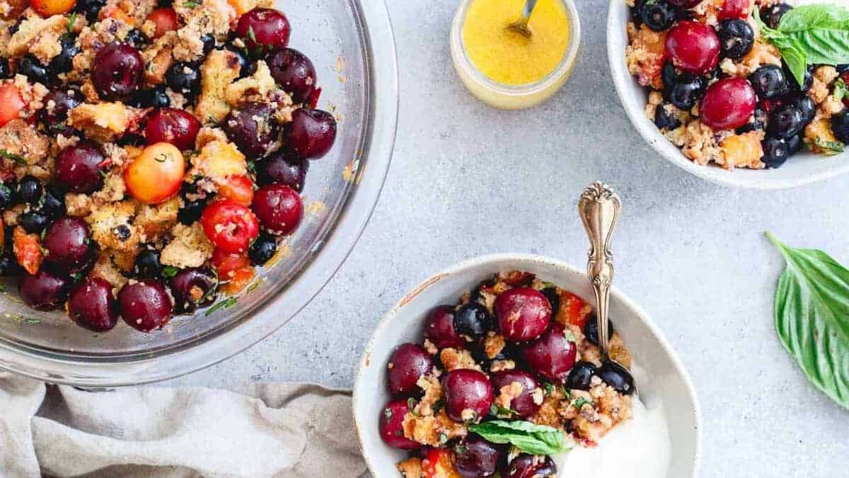 Summer Fruit Panzanella