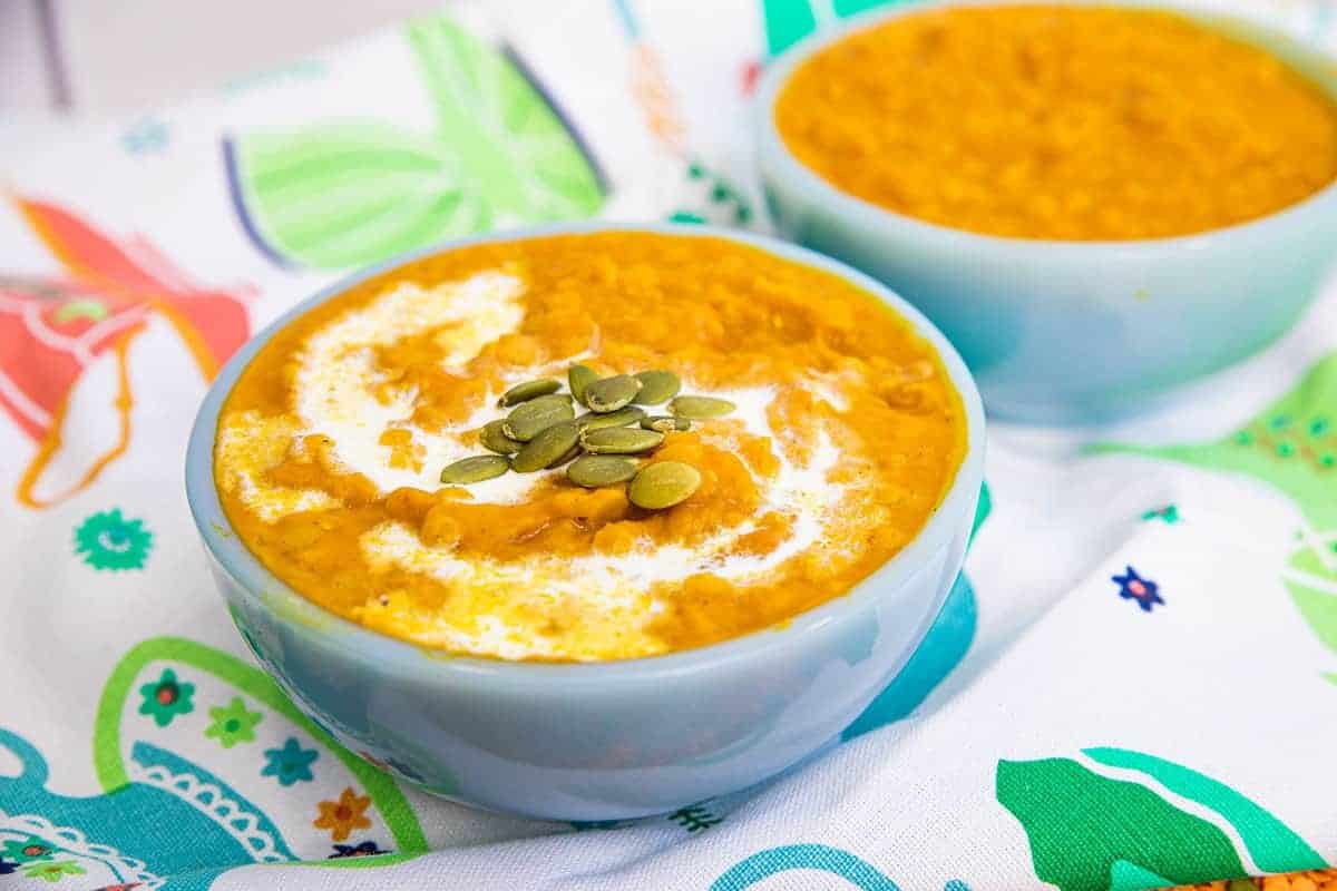 Pumpkin Lentil Soup