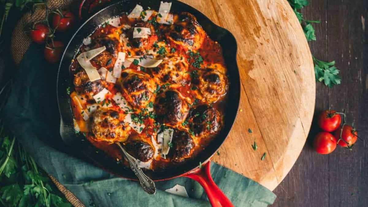 Chicken Parmesan Meatballs