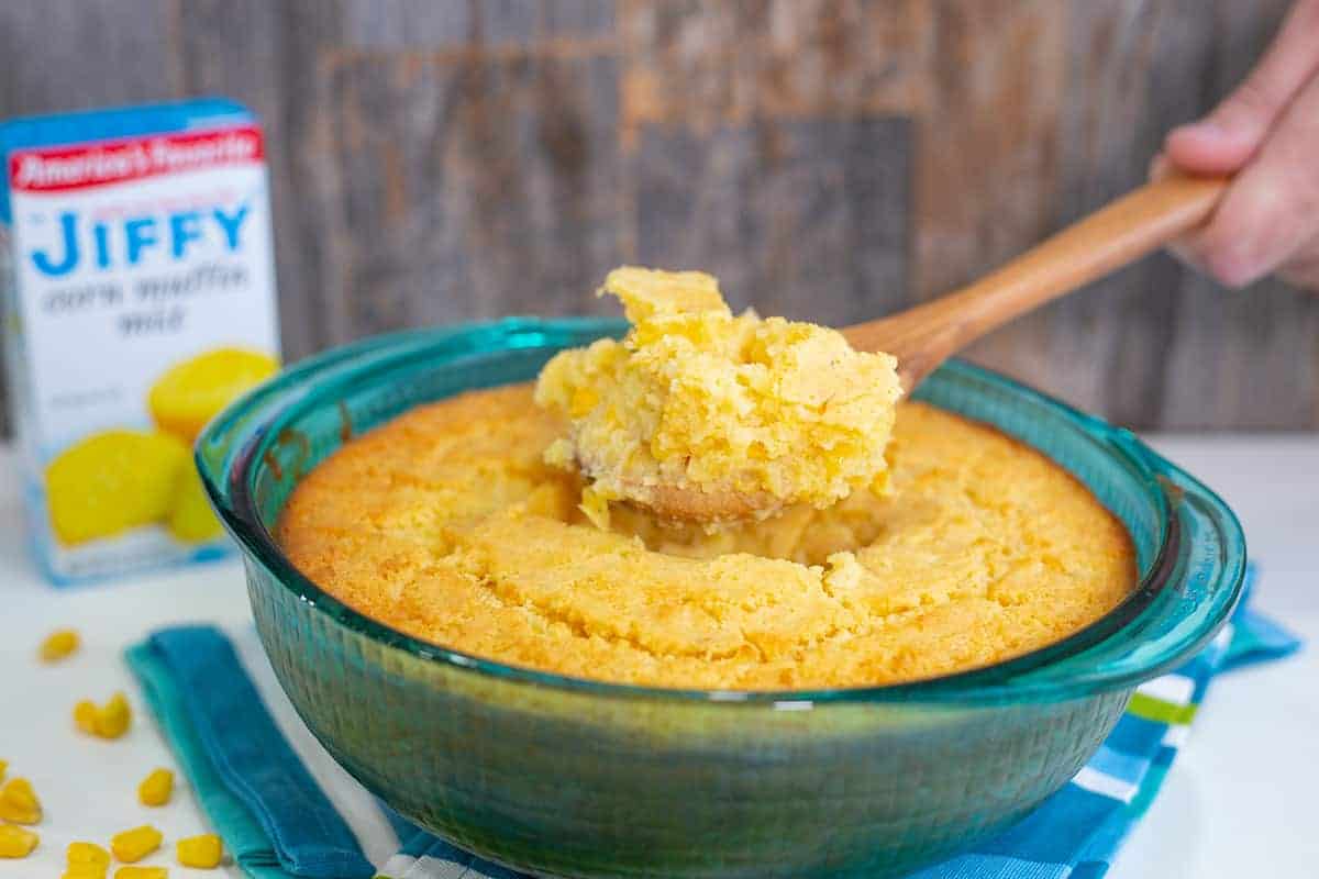 Christmas side dish, corn, cornbread, Jiffy mix, side dish, Thanksgiving side dish