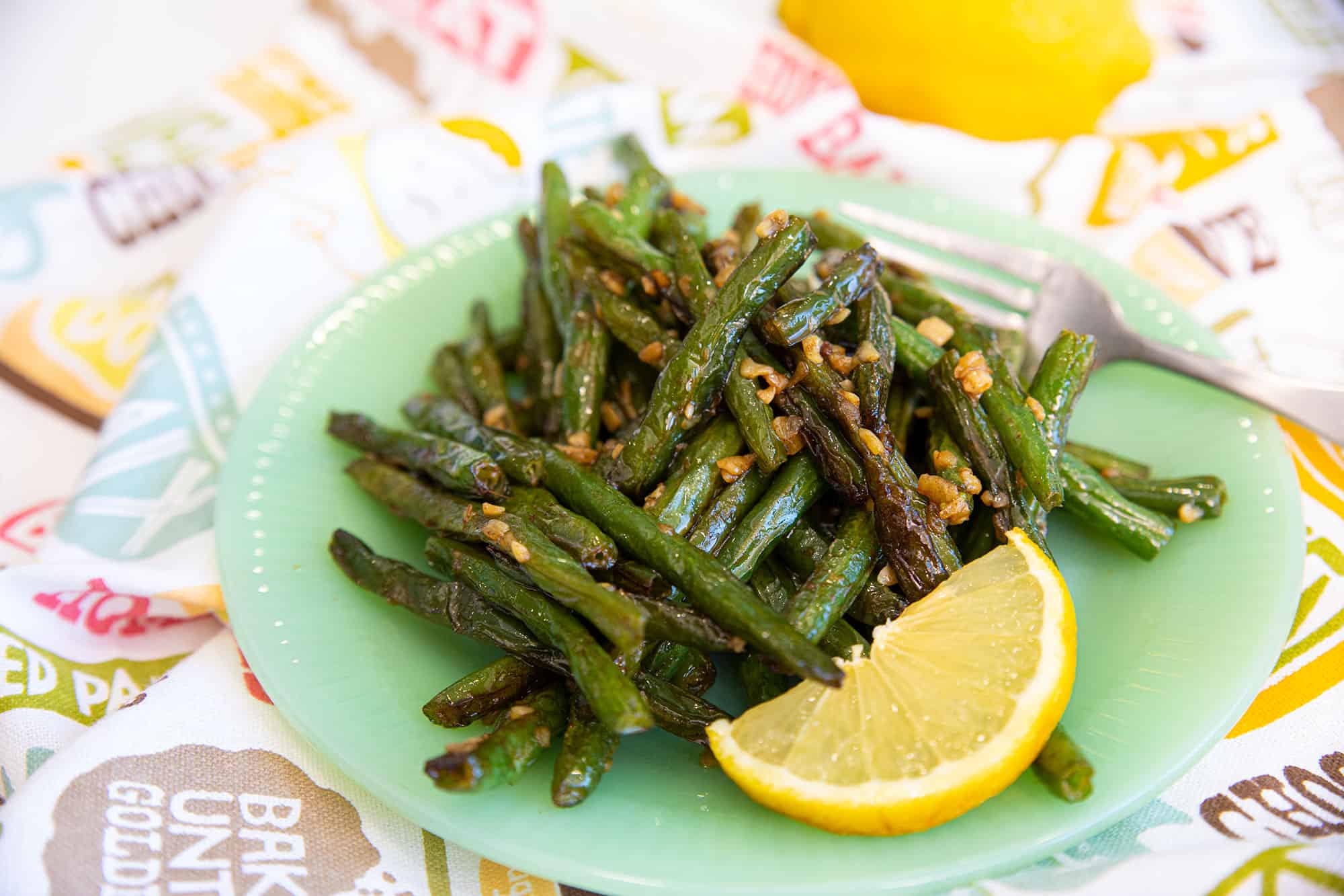 green beans, vegetable side dish